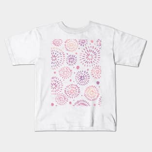 Abstract watercolor sparkles – pastel pink Kids T-Shirt